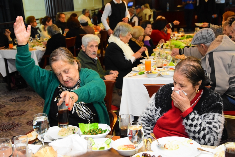 Hilton Beirut Metropolitan Palace's Christmas lunch for the elderly people